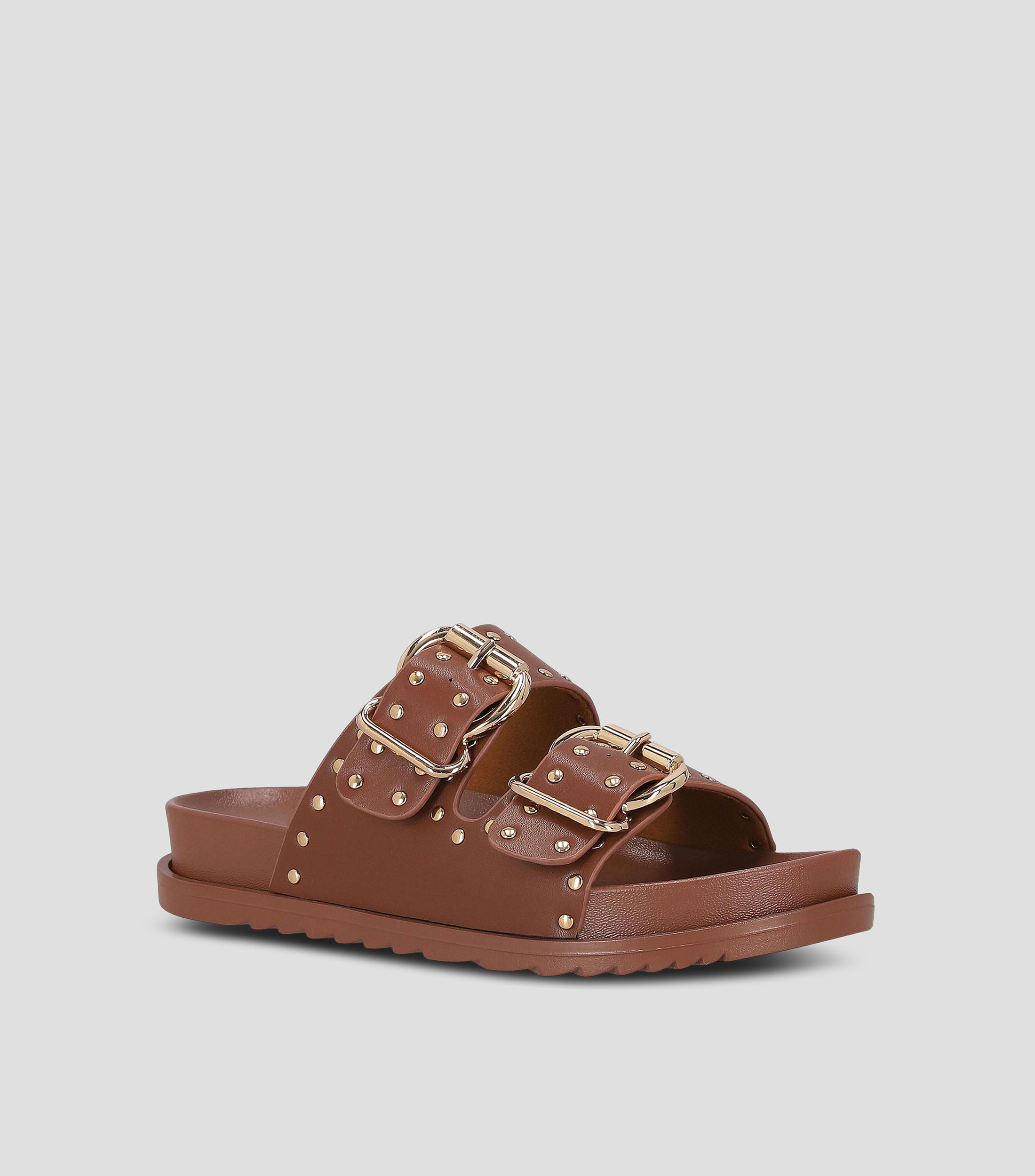 Sandalias casuales plataforma baja ancha Mujer